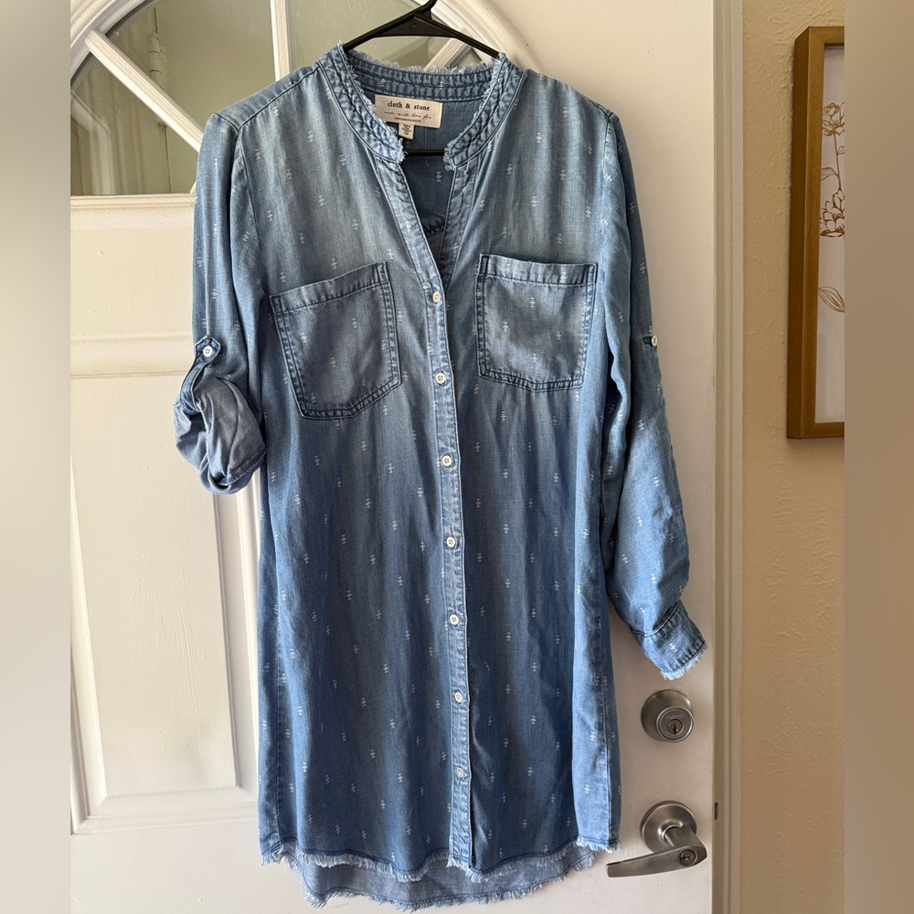 Anthropologie Cloth & Stone Marylou Shirt Dress Size XS